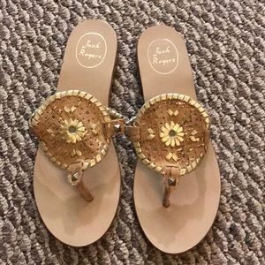 Jack Rogers Georgica sandals barely worn